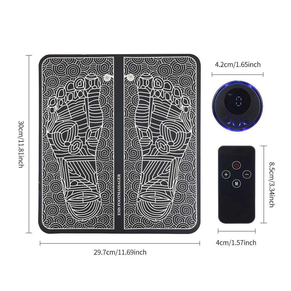π¦Ά 2-in-1 EMS Foot & Body Massager Pad β Total Relaxation, Anytime, Anywhere!