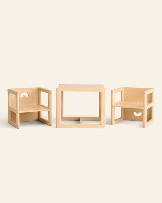 🪑 Smart Reversible Chair and Play Table Set