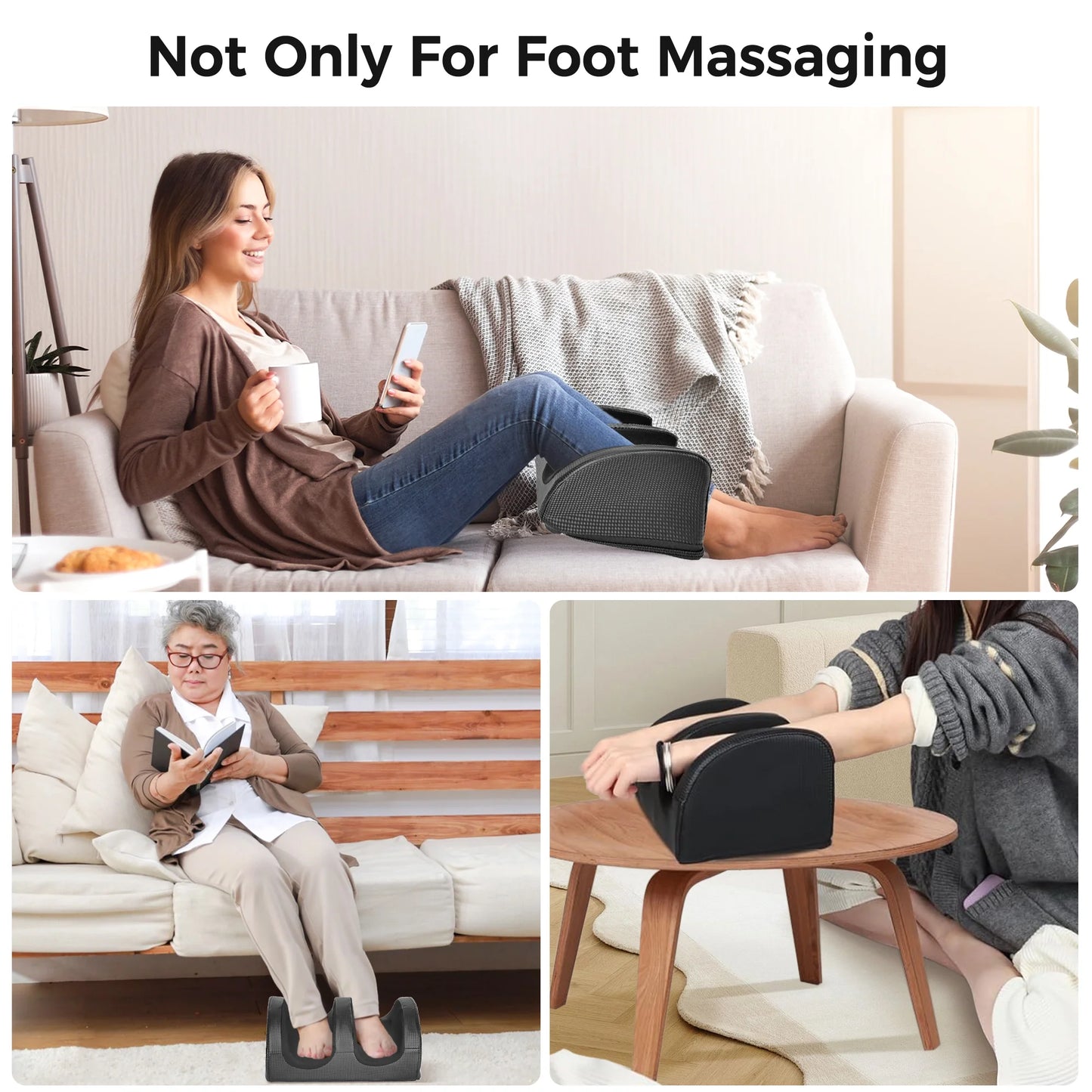 ✨Shiatsu Foot Massager, Foot Spa with Heat 