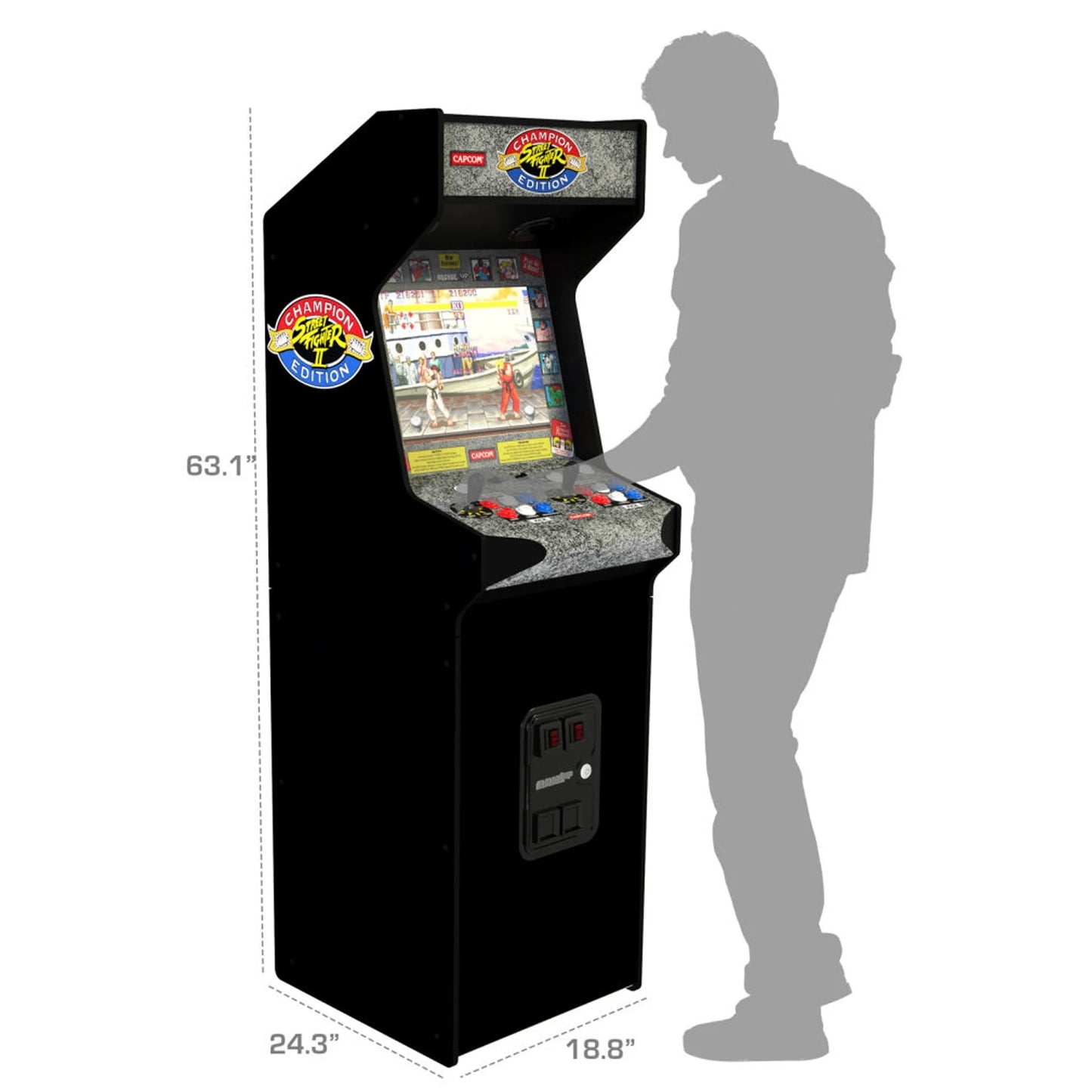 🎮 Arcade1Up Street Fighter II CE HS-5 Deluxe Arcade Machine – Relive the Glory Days of the Arcade!