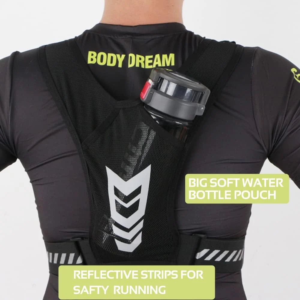 📱 Reflective Running Vest Phone Holder – Train Smart, Move Freely!