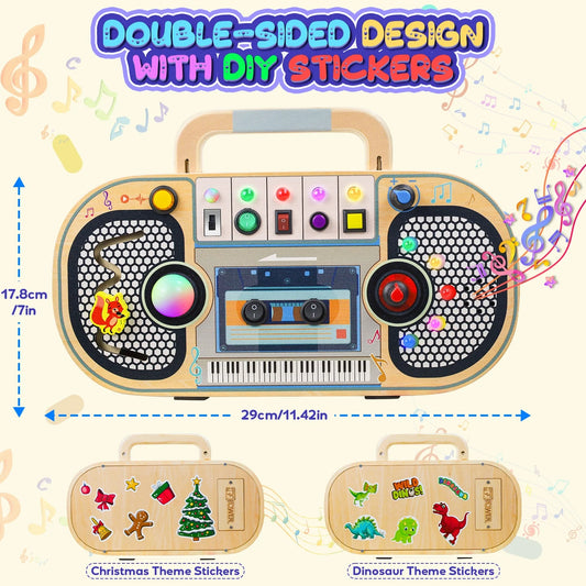 Montessori Wooden Busy Board 