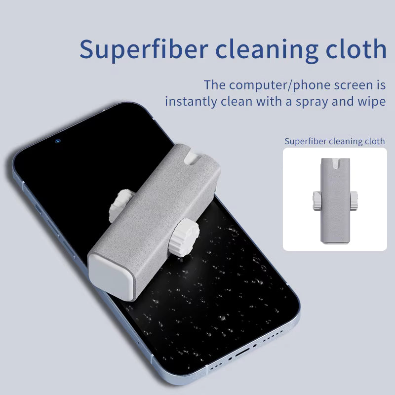 Kit de limpieza para gafas y móvil - Paño microfibra y spray | HousyBox