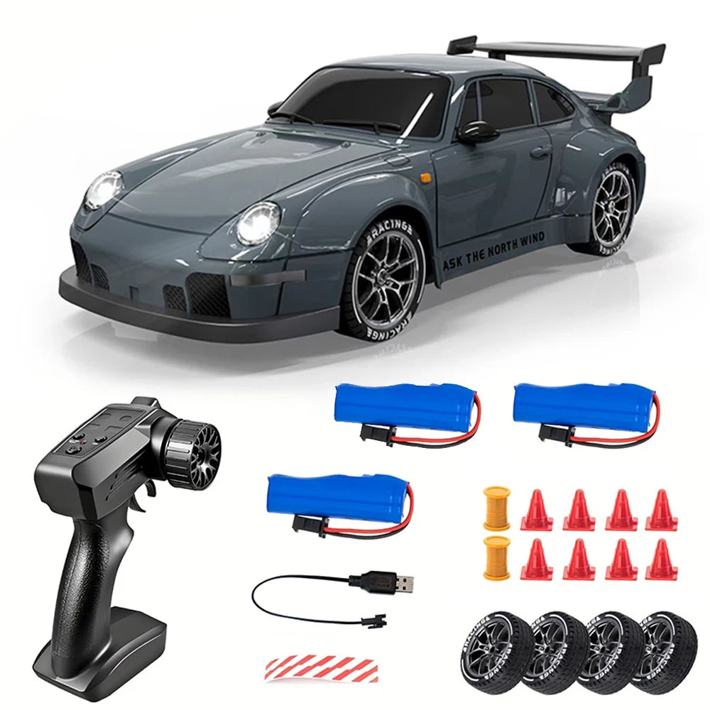 Coche Teledirigido Drift Escala 1:24 - RC para Niños