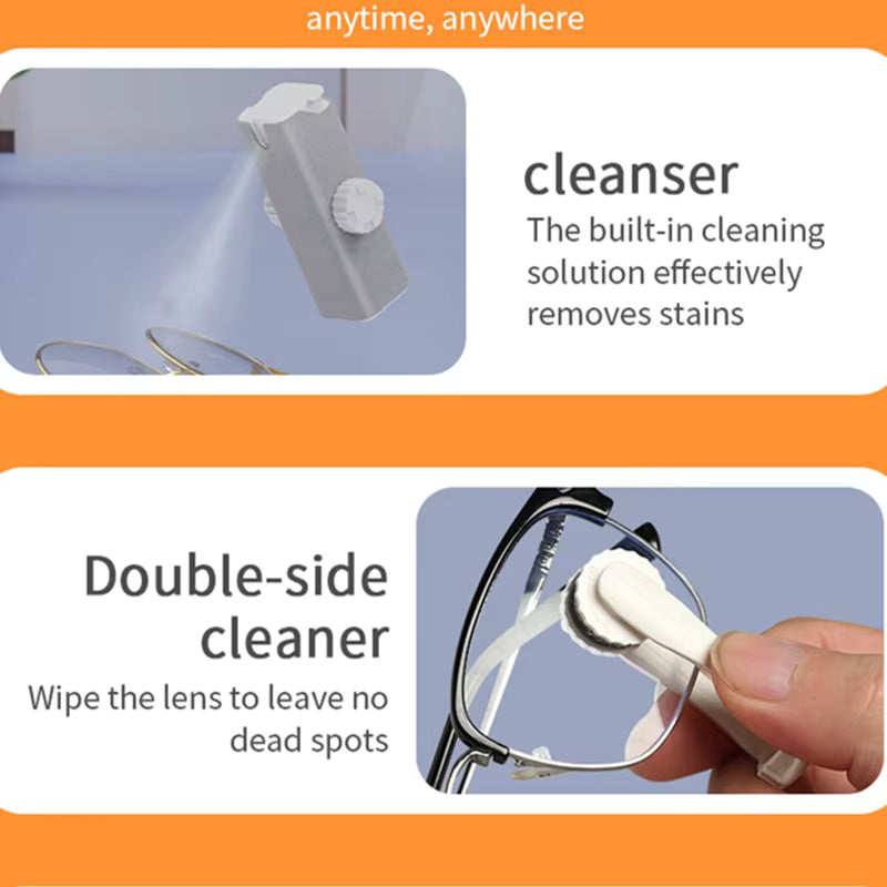 Kit de limpieza para gafas y móvil - Paño microfibra y spray | HousyBox
