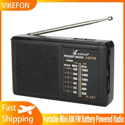 Radio Portátil FM/AM Multifuncional - Emergencias y Viajes