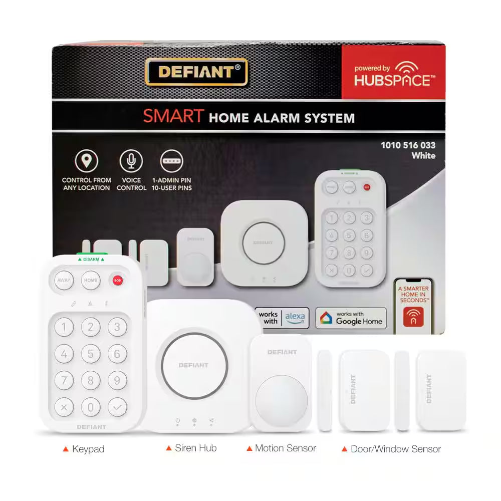 🏠 Defiant Hubspace Smart Security Kit – Complete Protection Made Simple