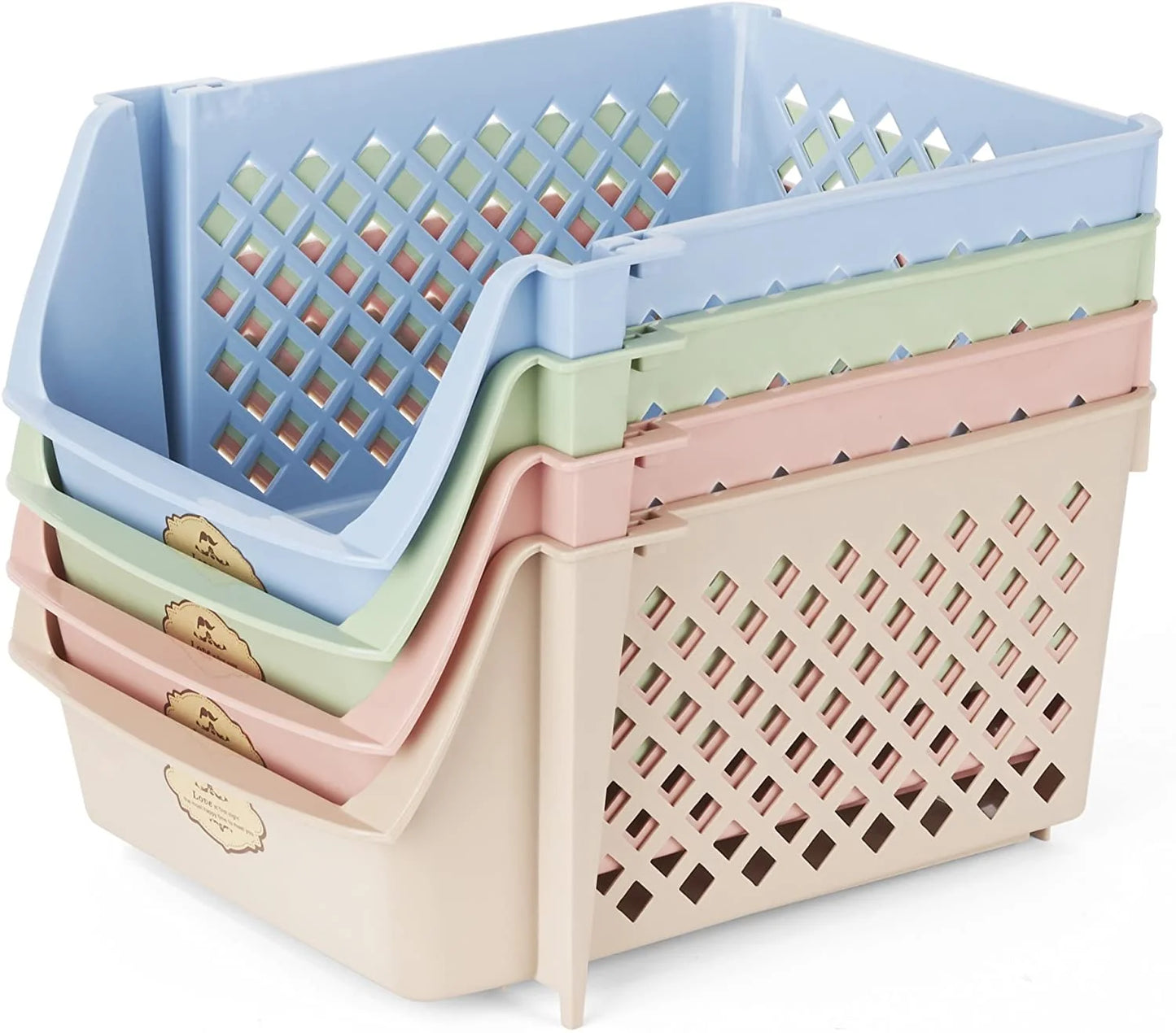 Simplify. Organize. Transform with our Storage Bins Set - 4 units 